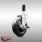 Service Caster 5 Inch 316SS Soft Rubber Wheel Swivel 1-1/4 Inch Expanding Stem Caster Brake SCC SCC-SS316EX20S514-SRS-TLB-114 - alternate 3